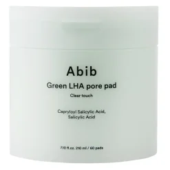 Abib - Green LHA Pore Pad Clear Touch - Płatki Oczyszczające do Twarzy - 210ml/60szt.