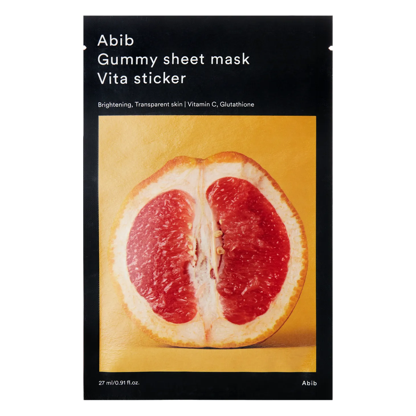 Abib - Gummy Sheet Mask Vita Sticker - Rozświetlająca Maska w Płachcie - 27ml