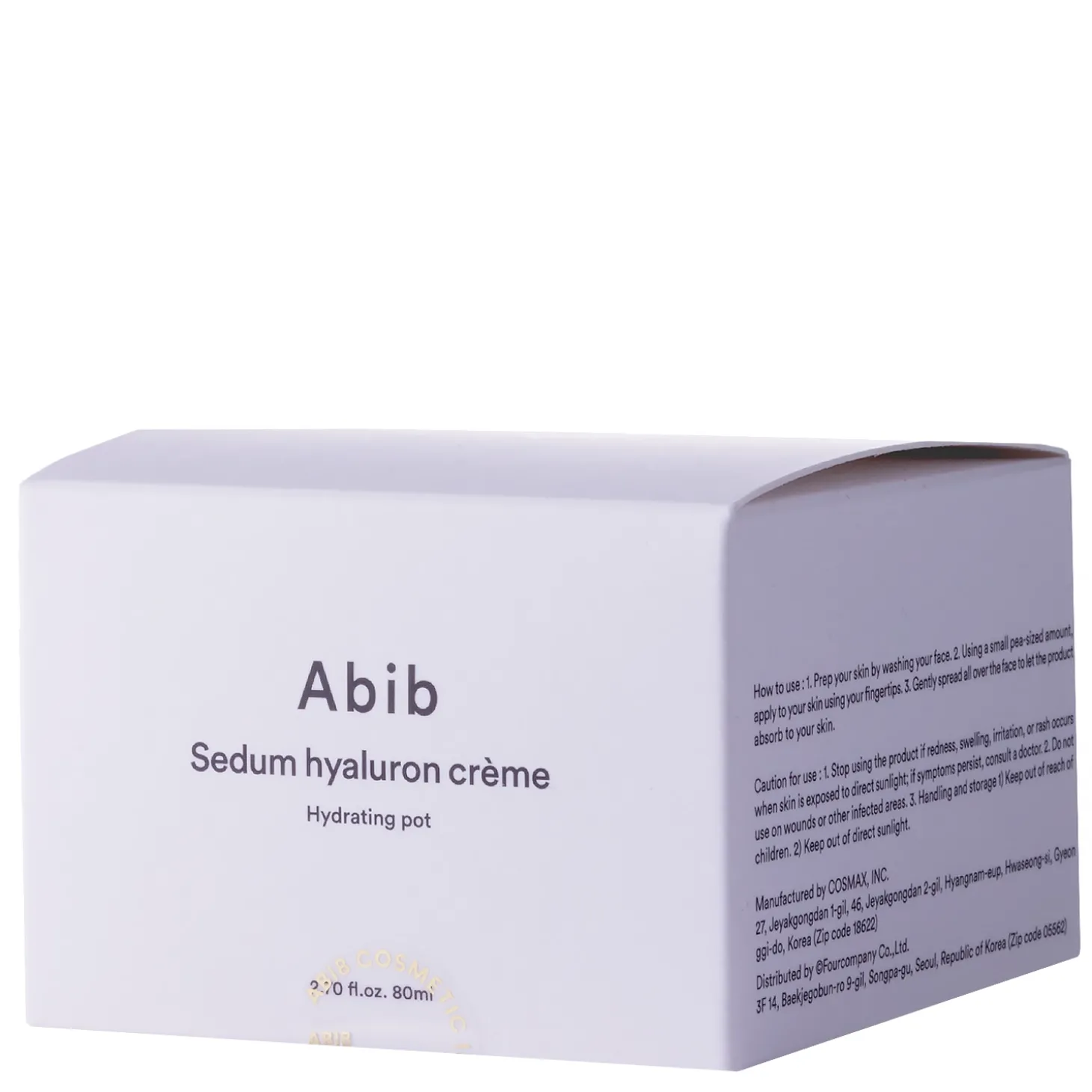 Abib - Sedum Hyaluron Creme - Krem Kojąco-Nawilżający - 80ml