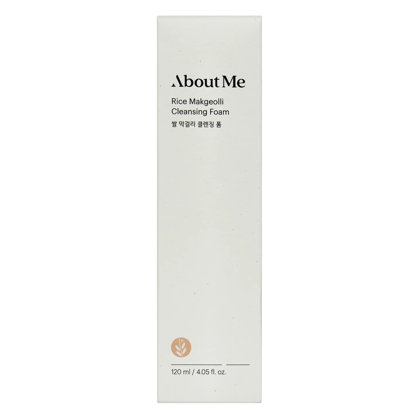 About me - Rice Makgeolli Cleansing Foam - Oczyszczająca Pianka do Twarzy z Wodą Ryżową - 120ml
