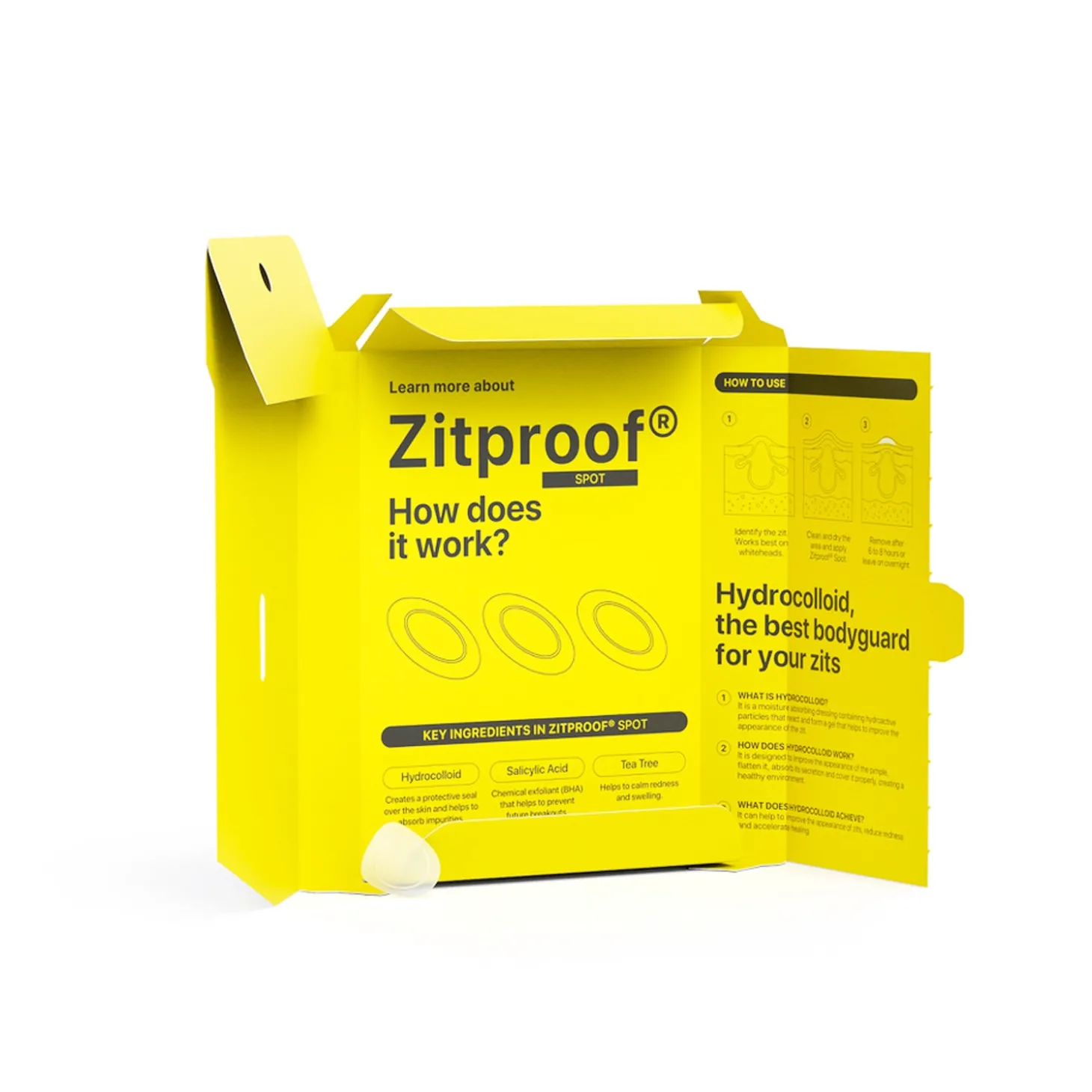 Acnemy - Zitproof Spot - Individual Hydrocolloid Patches - Plastry Punktowe Hydrokoloidowe - 36szt.