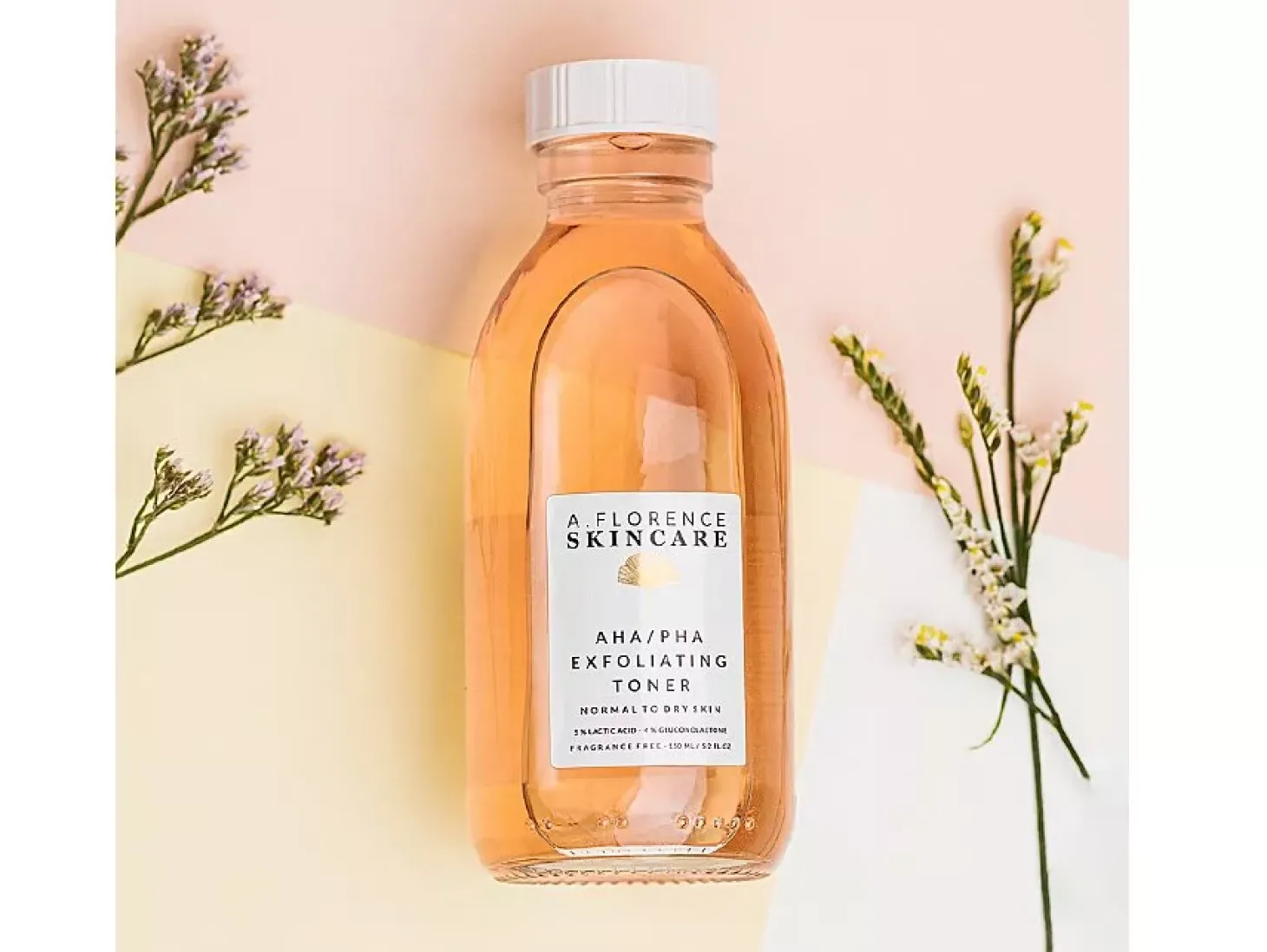 A. Florence Skincare - AHA/PHA Exfoliating Toner - Złuszczający Tonik z Kwasami - 150ml