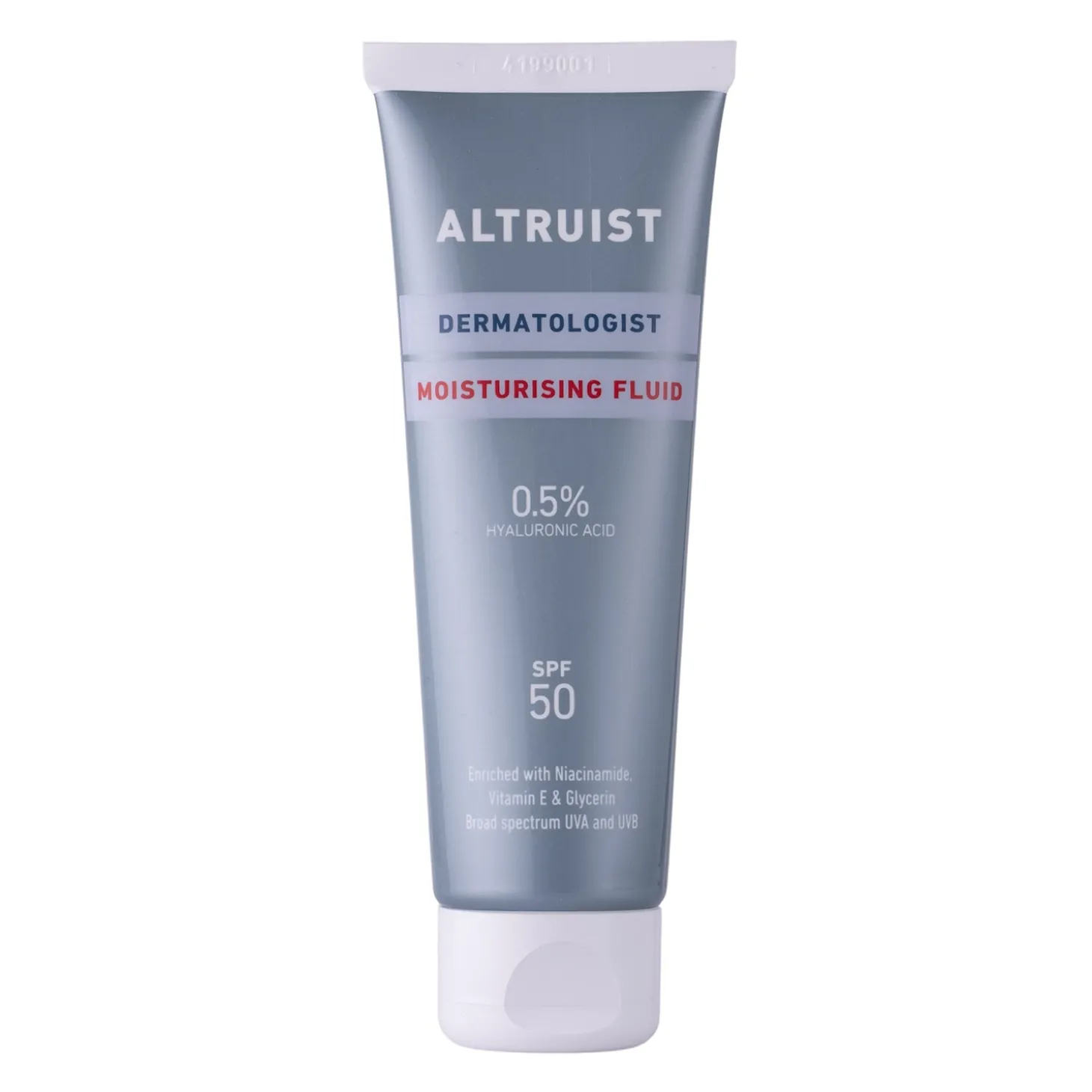 Altruist - Moisturising Fluid 0.5% Hyaluronic Acid - Nawilżający Krem z Filtrem SPF50 i Kwasem Hiarulonowym - 50ml