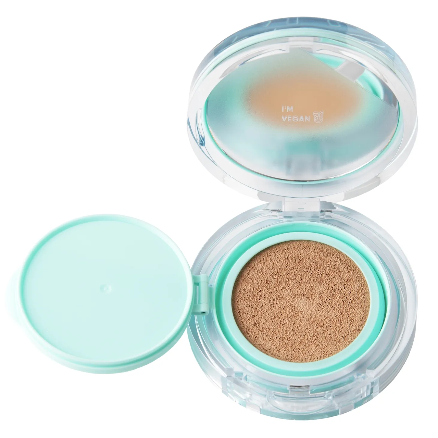 Amuse - Meta Fixing Vegan Cushion - Wegański Podkład w Poduszce o Wysokim Kryciu - 02 Nude - 15g