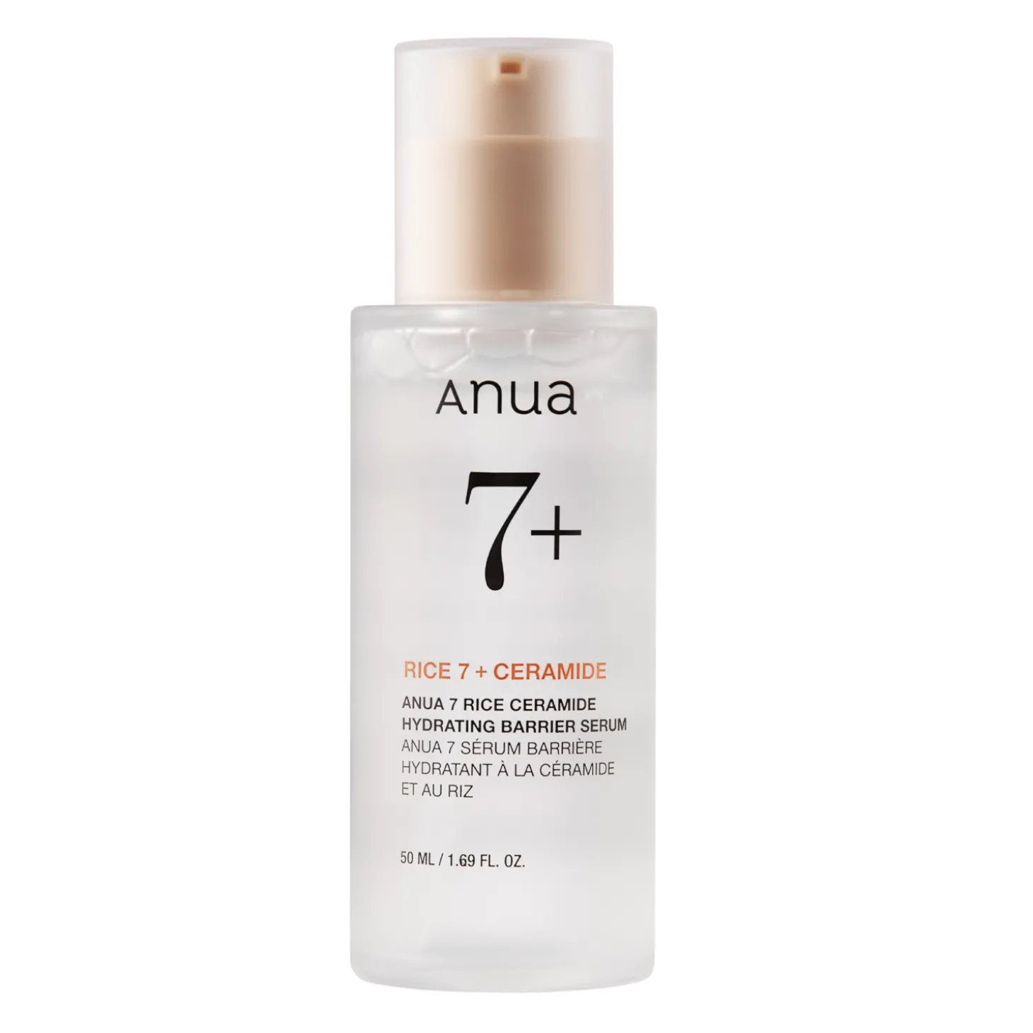 Anua - Rice 7 Ceramide Hydrating Barrier Serum - Ryżowe Serum Rozjaśniające - 50ml