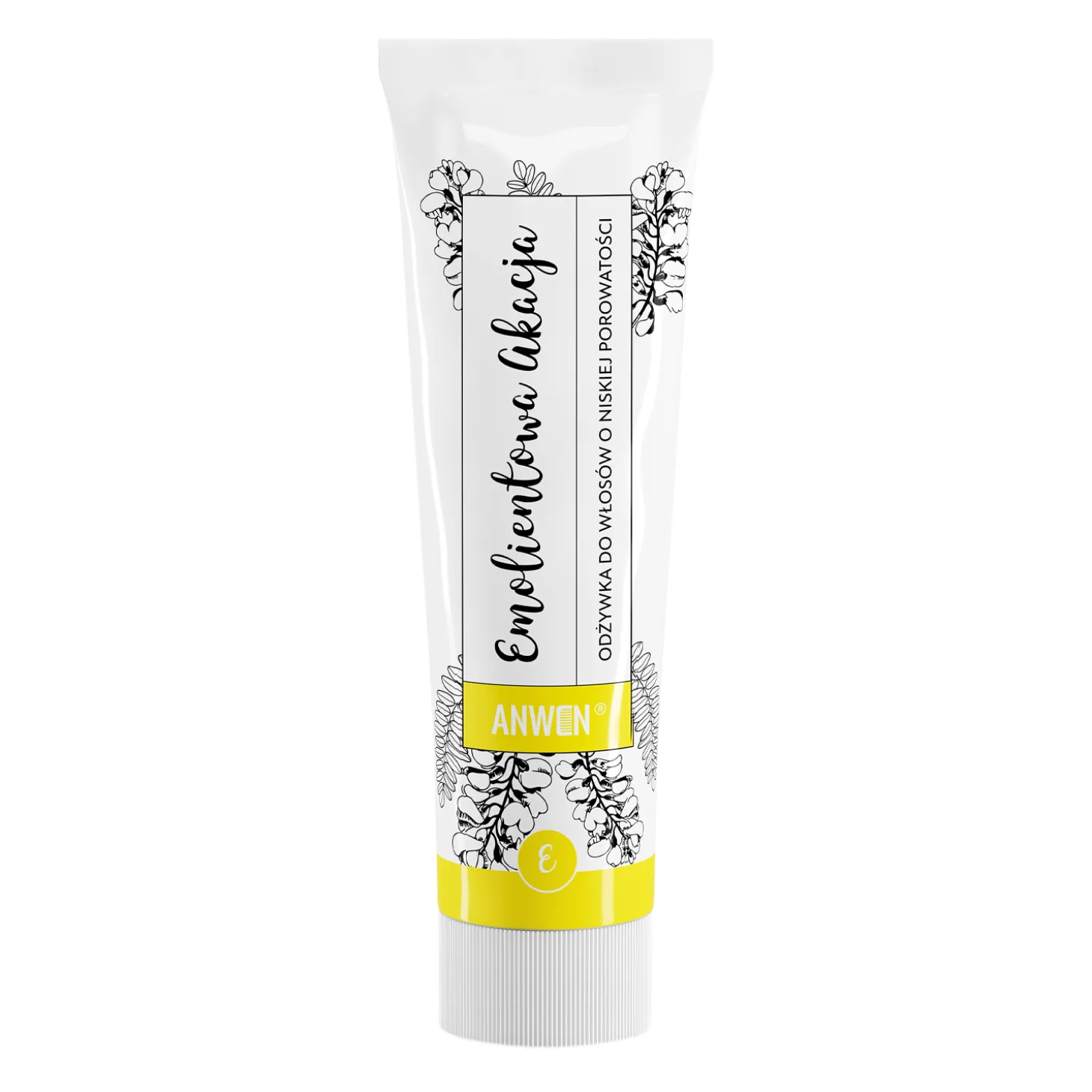 Anwen - Emolientowa Akacja - Odżywka do Włosów o Niskiej Porowatości - Aluminiowa Tubka - 100ml