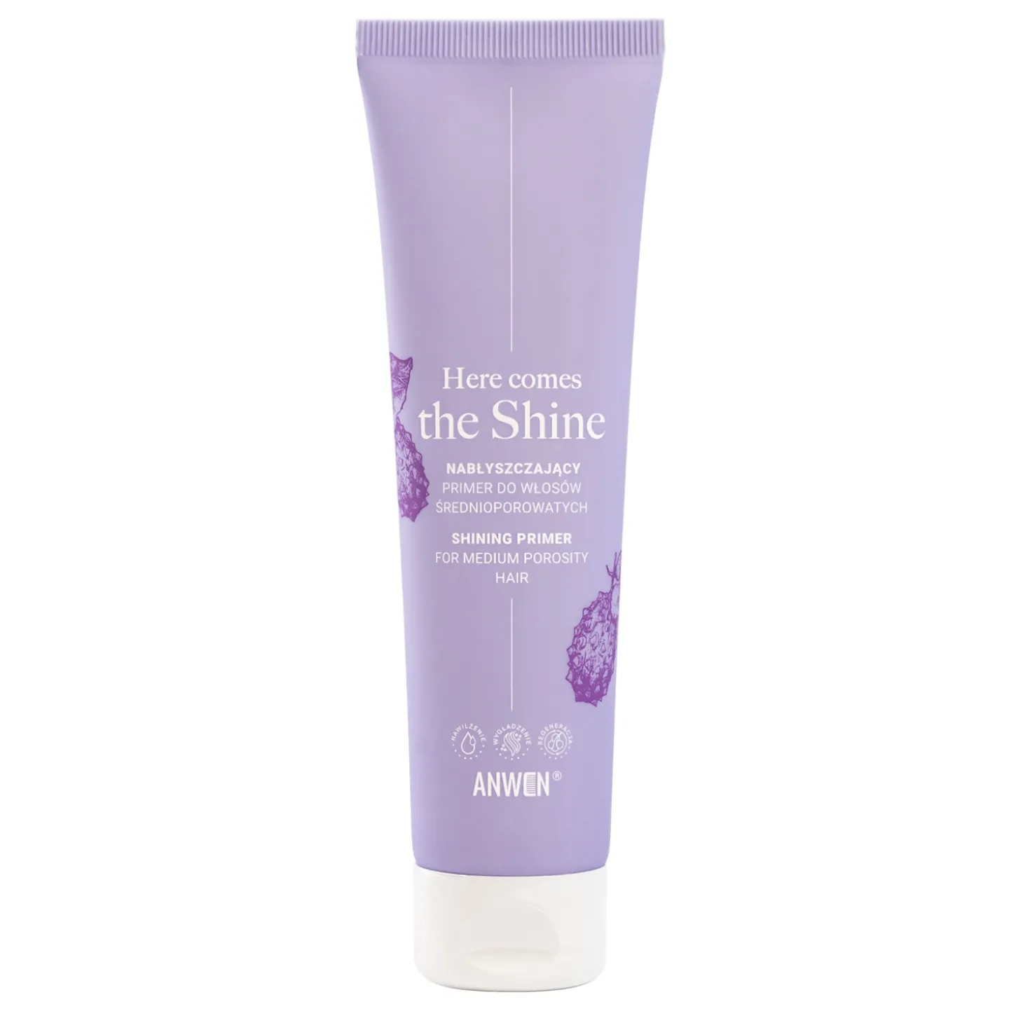 Anwen - Here Comes The Shine - Nabłyszczający Primer do Włosów Średnioporowatych - 100ml
