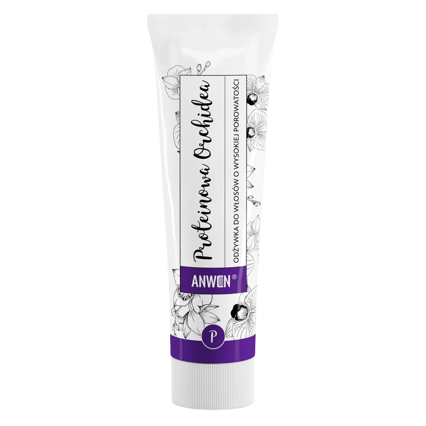 Anwen - Proteinowa Orchidea - Odżywka do Włosów o Wysokiej Porowatości - Aluminiowa Tubka - 100ml