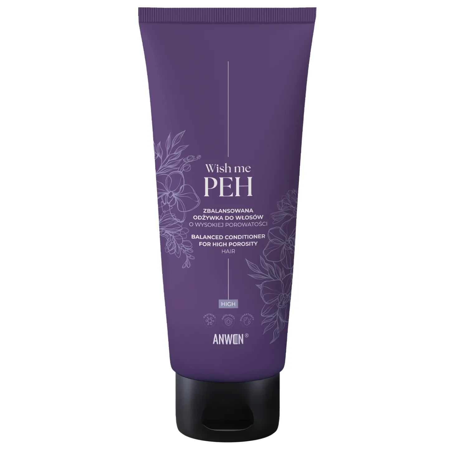 Anwen - Wish me PEH – Zbalansowana Odżywka do Włosów o Wysokiej Porowatości - 200 ml