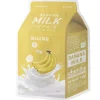 A'pieu - Milk One Pack Mask - Banana - Odżywcza Maska w Płachcie - 21g