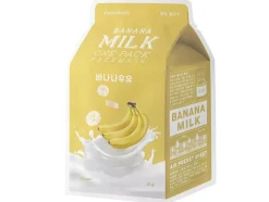 A'pieu - Milk One Pack Mask - Banana - Odżywcza Maska w Płachcie - 21g