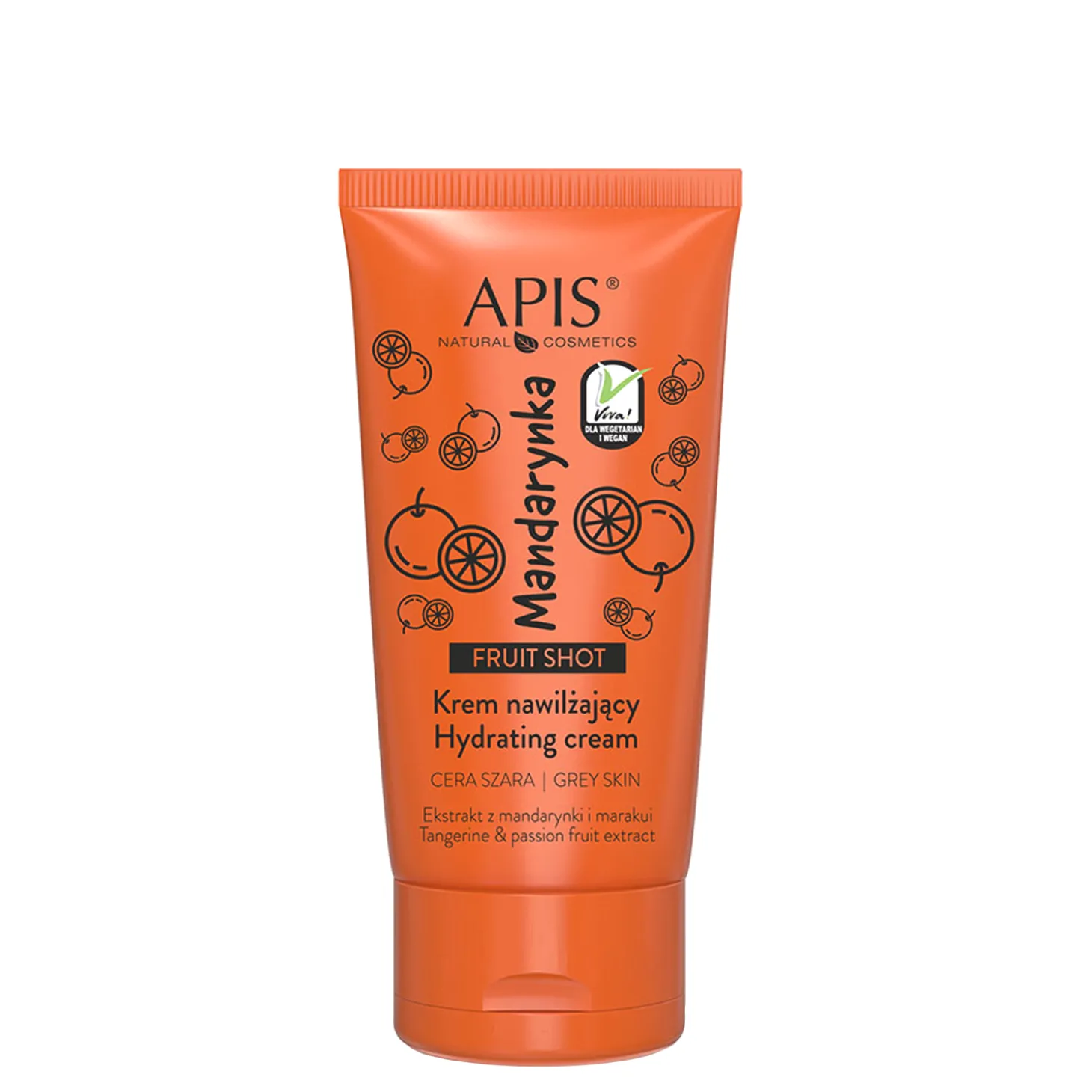 Apis - Krem Nawilżający do Cery Szarej - Mandarynka - 50ml