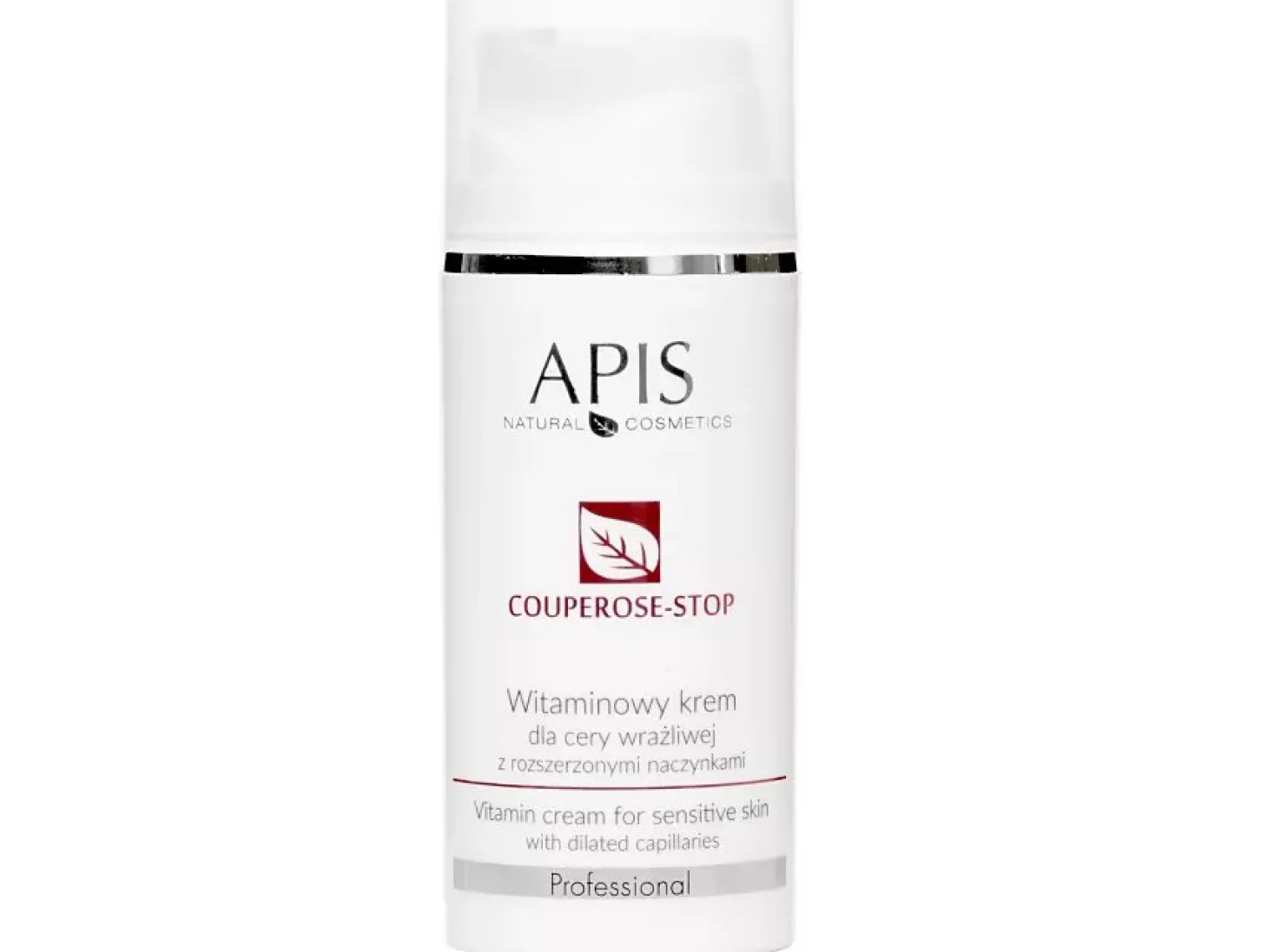 Apis - Professional - Couperose-Stop - Vitamin Cream - Witaminowy Krem dla Cery Wrażliwej z Rozszerzonymi Naczynkami - 100ml