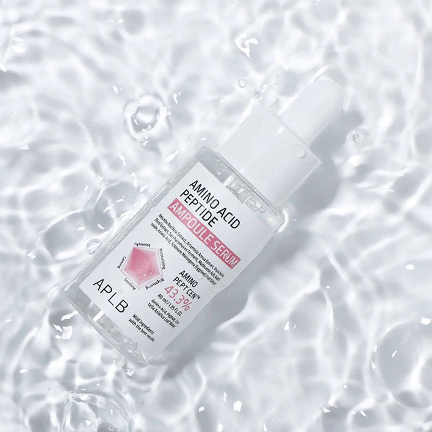 APLB - Amino Acid Peptide Ampoule Serum - Kojąco-Ujędrniające Serum do Twarzy - 40ml