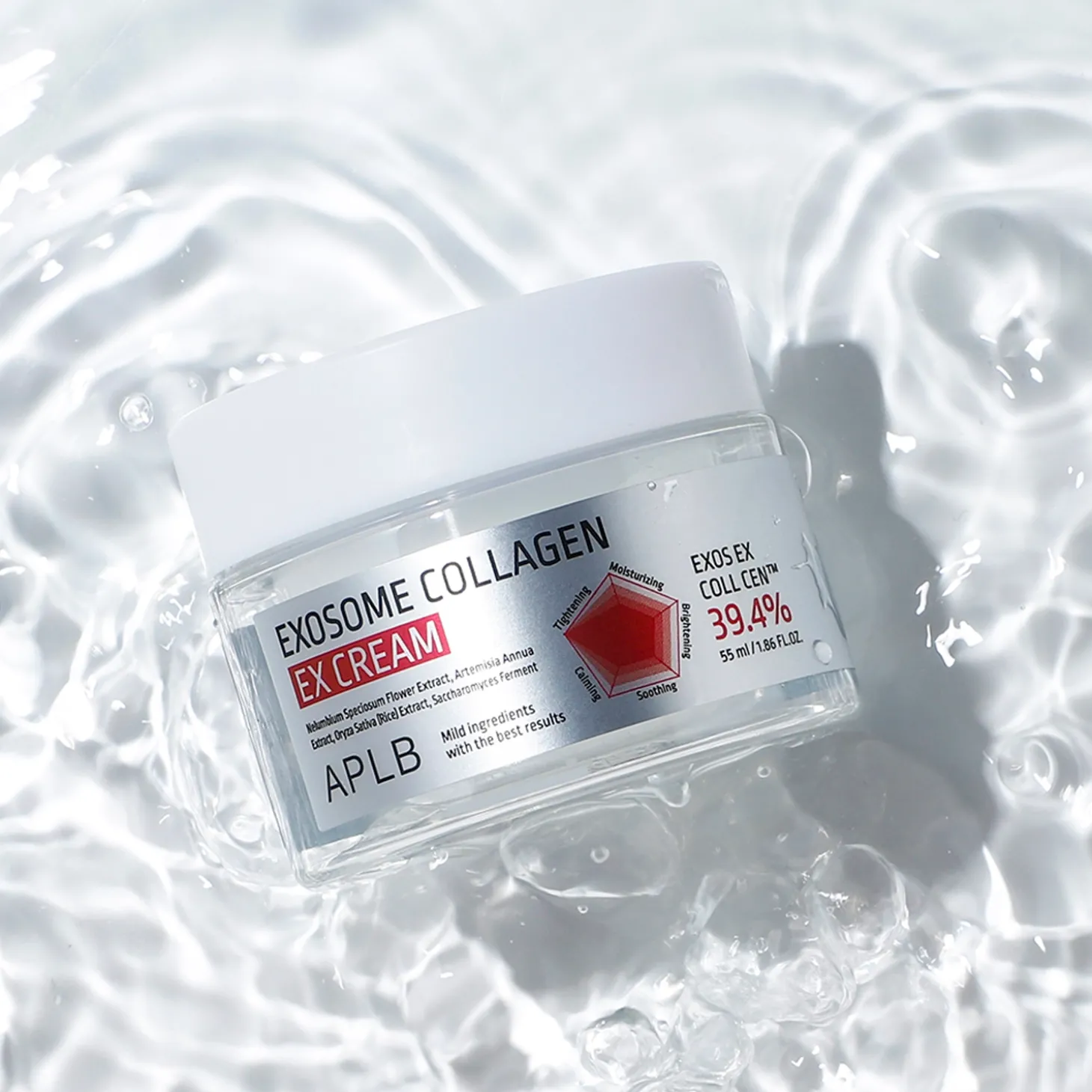 APLB - Exosome Collagen EX Cream - Krem do Twarzy z Kolagenem i Egzosomami - 55ml