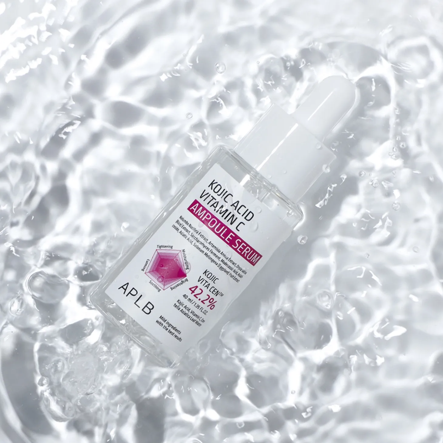 APLB - Kojic Acid Vitamin C Ampoule Serum - Rewitalizujące Serum do Twarzy - 40ml