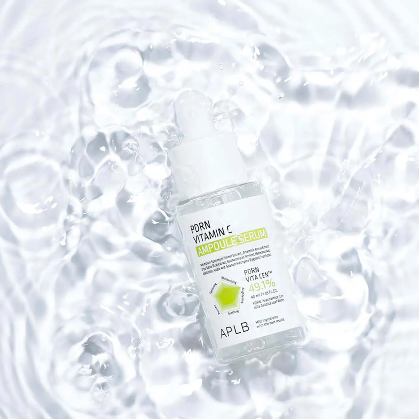 APLB - PDRN Vitamin C Ampoule Serum - Ujędrniające Serum do Twarzy z Witaminą C - 40ml