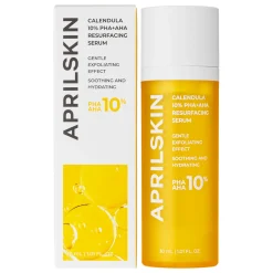 Aprilskin - Calendula 10% PHA+AHA Resurfacing Serum - Nagietkowe Serum z Kwasami - 30ml