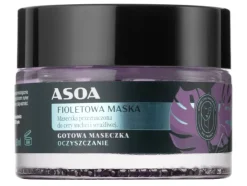 Asoa - Gotowa Maseczka do Twarzy - Fioletowa Glinka - 50ml