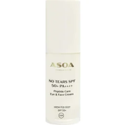 Asoa - No Tears SPF 50+ PA++++ Peptide Care Eye and Face Cream - Krem pod Oczy - 30ml
