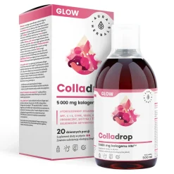 Aura Herbals - Colladrop Glow Kolagen Morski 5000 mg - Płyn - 500ml