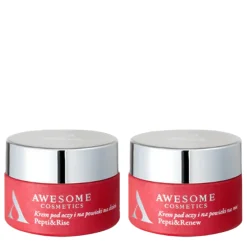 Awesome Cosmetics - Pepti&Rise i Pepti&Renew - Krem pod Oczy i na Powieki Dzień / Noc - 2x10ml