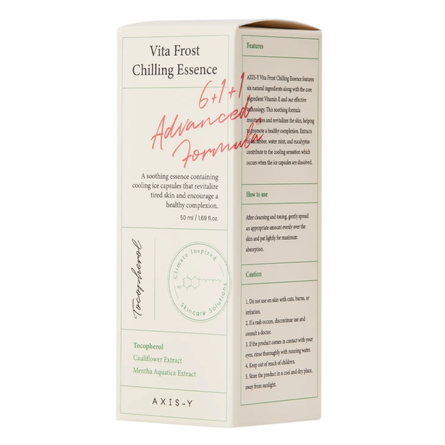 Axis-y - Vita Frost Chilling Essence - Esencja Chłodząca do Twarzy - 50ml