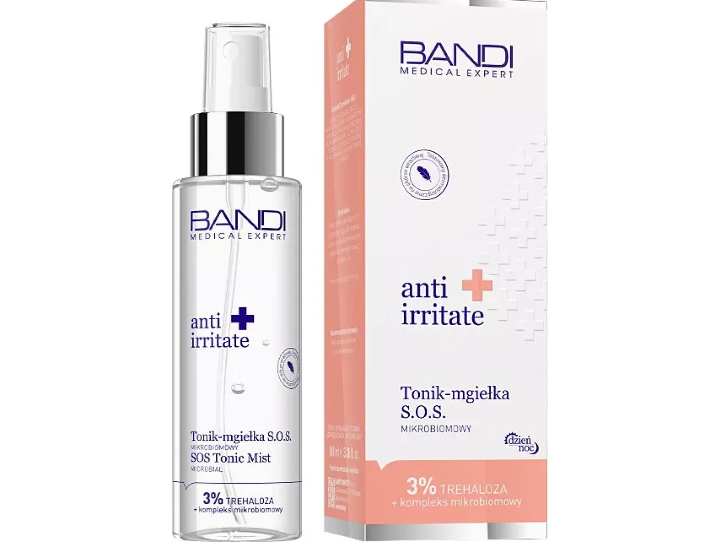 Bandi - Medical Expert - Anti Irritate - SOS Tonic Mist Microbial - Tonik-Mgiełka S.O.S. Mikrobiomowy - 100ml