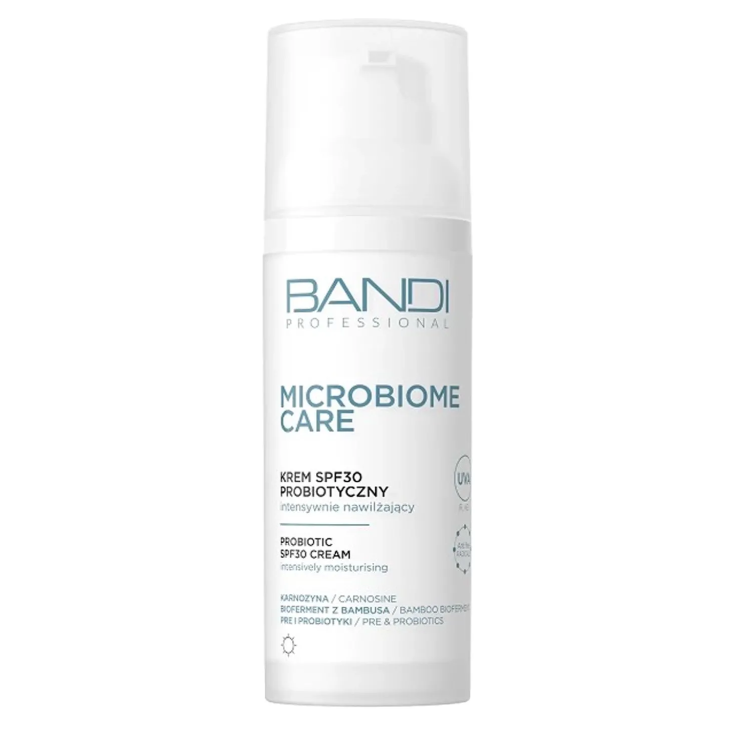 Bandi - Microbiome Care - Krem SPF30 Probiotyczny Intensywnie Nawilżający - 50ml