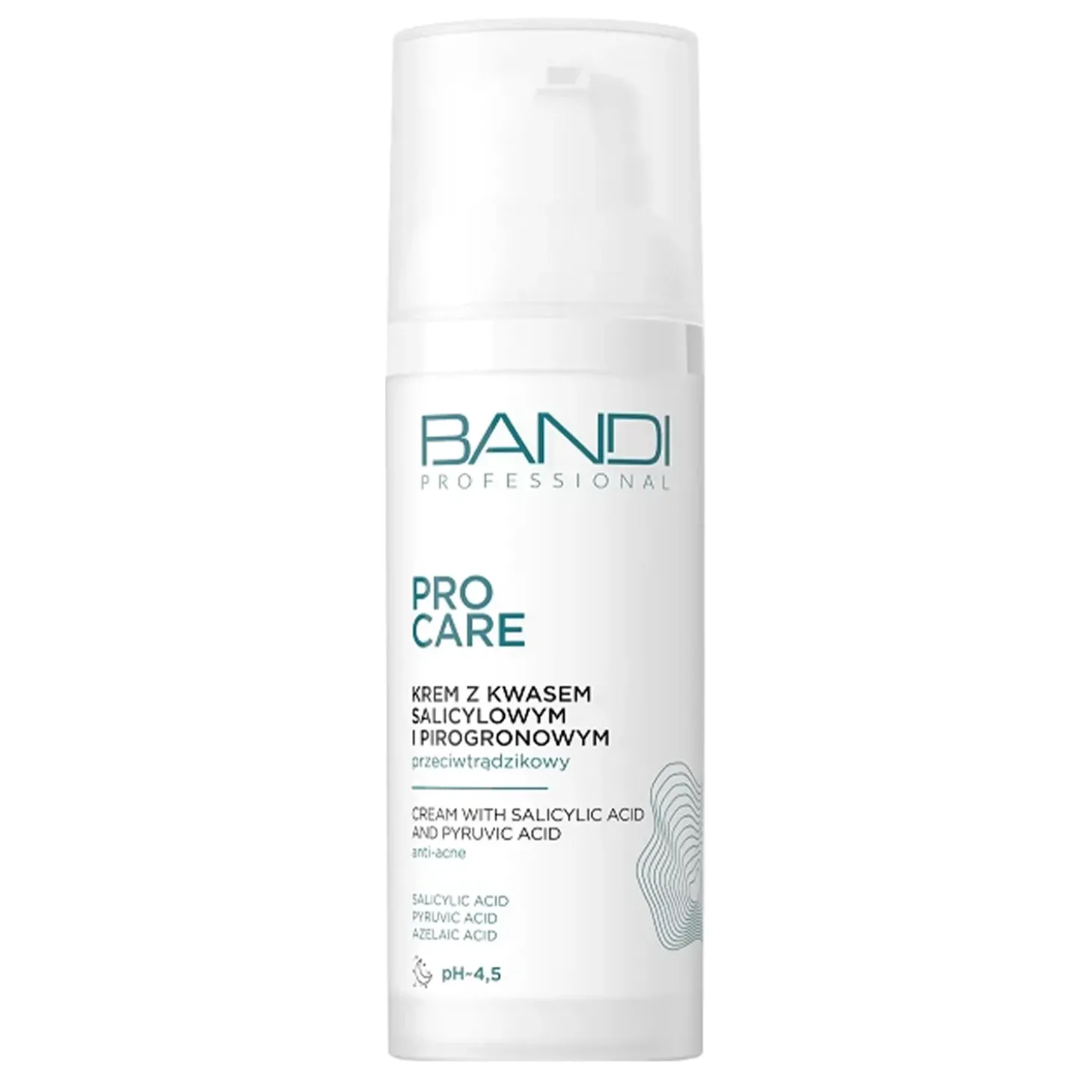 Bandi - Pro Care - Krem z Kwasem Salicylowym i Pirogronowym Przeciwtrądzikowy - 50ml
