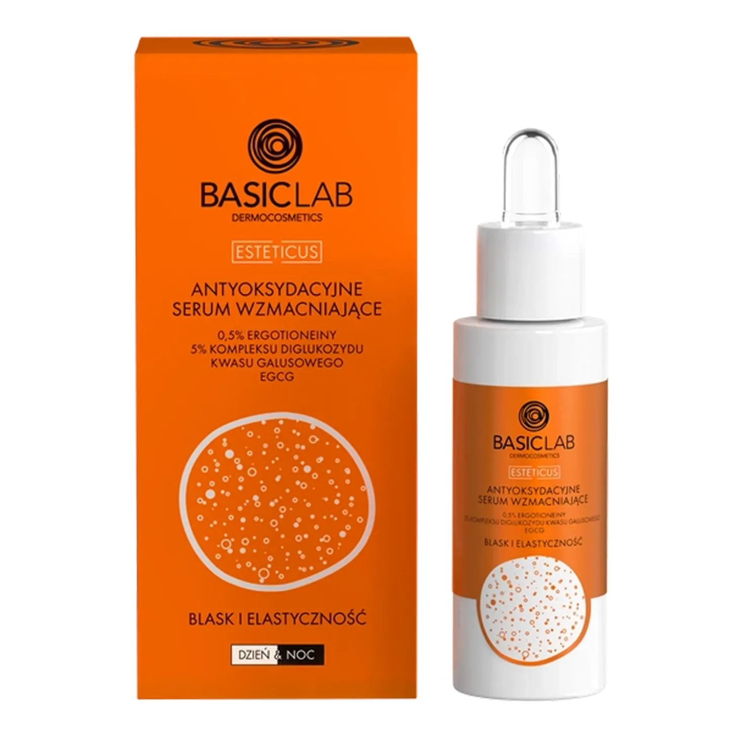 BasicLab - Antyoksydacyjne Serum Wzmacniające 0,5% Ergotioneiny - 30ml