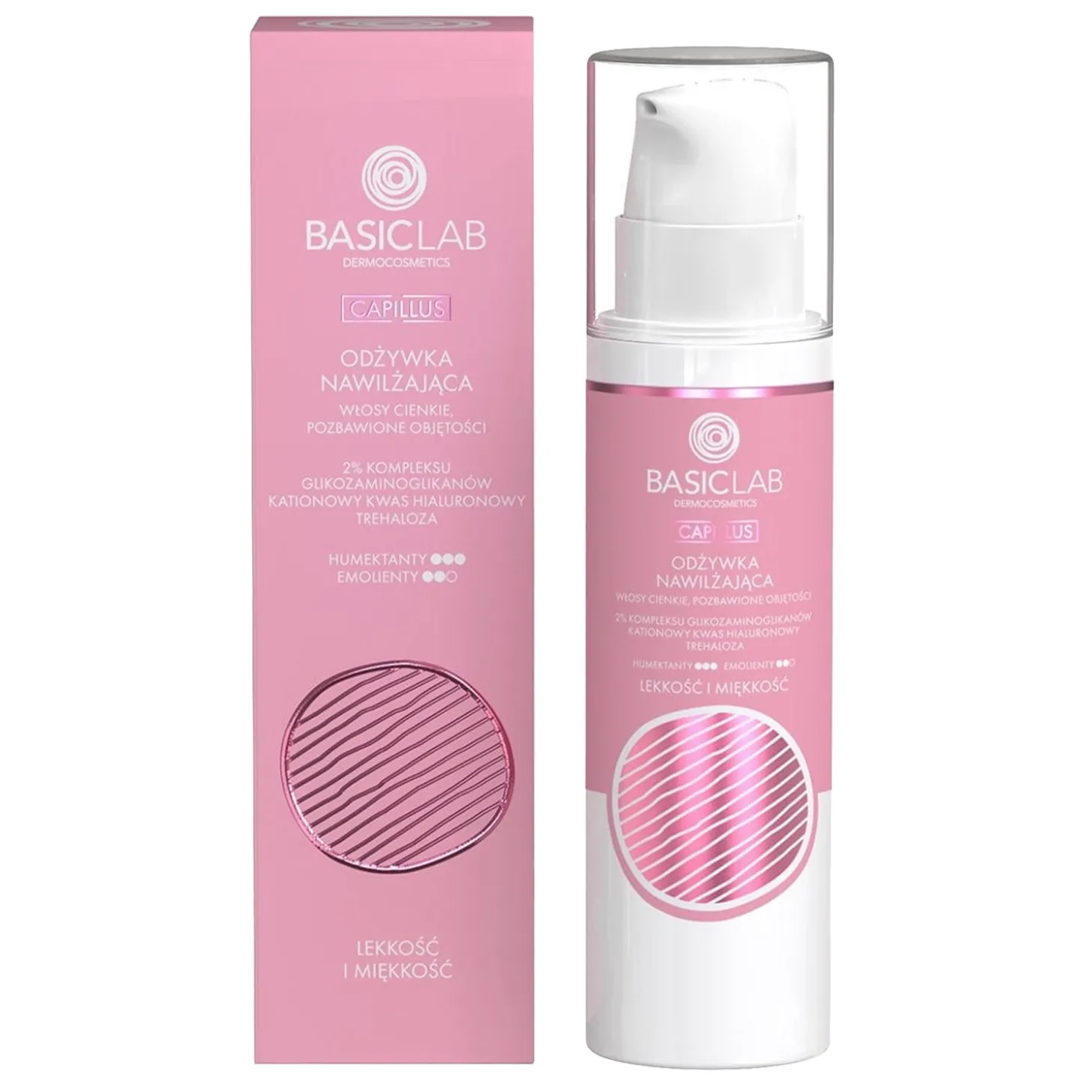 BasicLab - Capillus - Odżywka Nawilżająca - 250ml