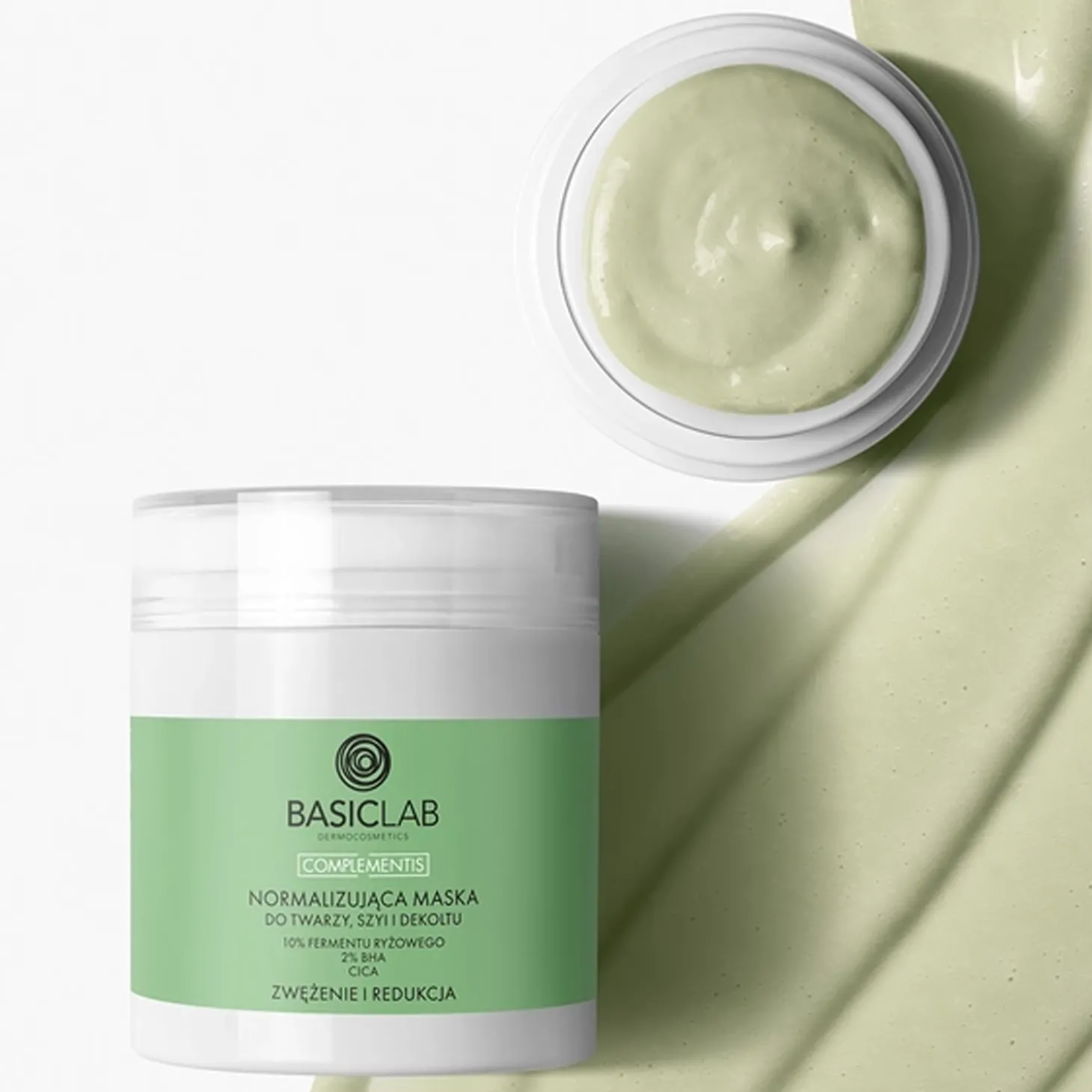 BasicLab - Complementis - Normalizująca Maska do Twarzy, Szyi i Dekoltu - 50ml