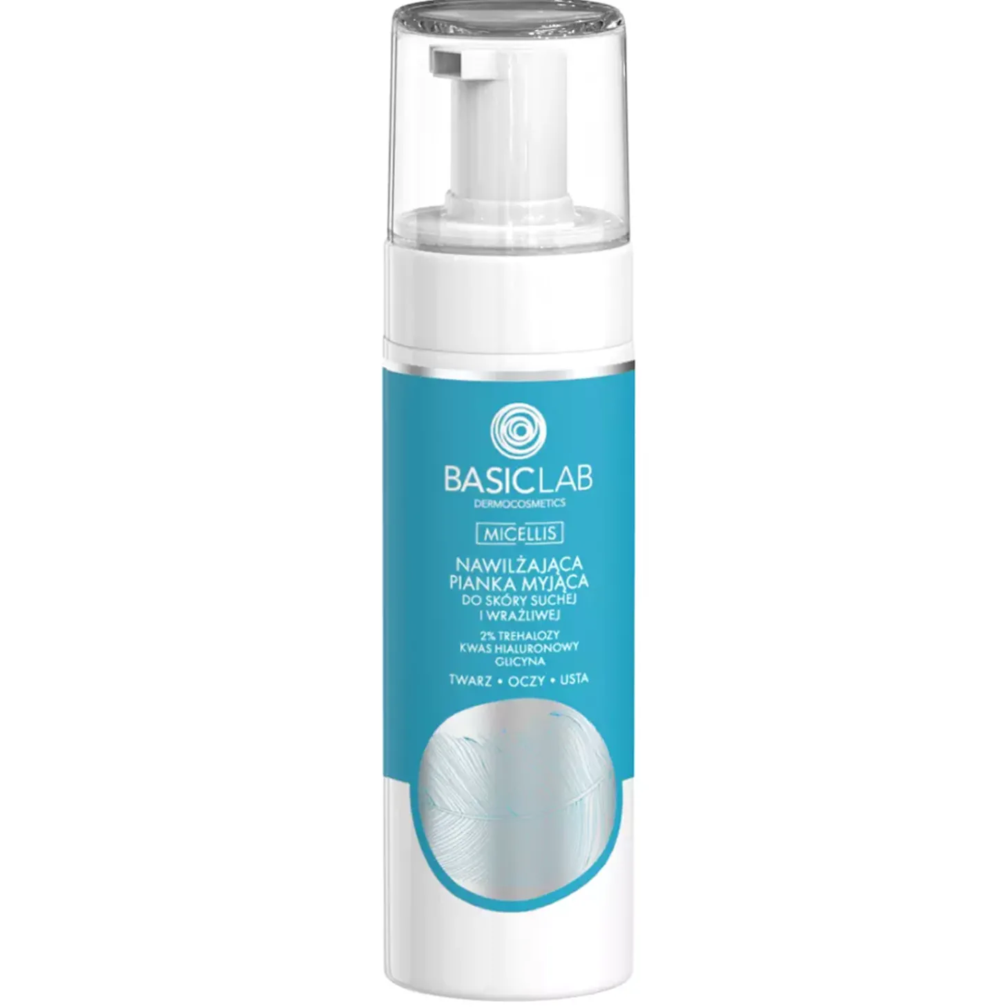 BasicLab - Micellis - Nawilżająca Pianka Myjąca do Skóry Suchej i Wrażliwej - 150ml