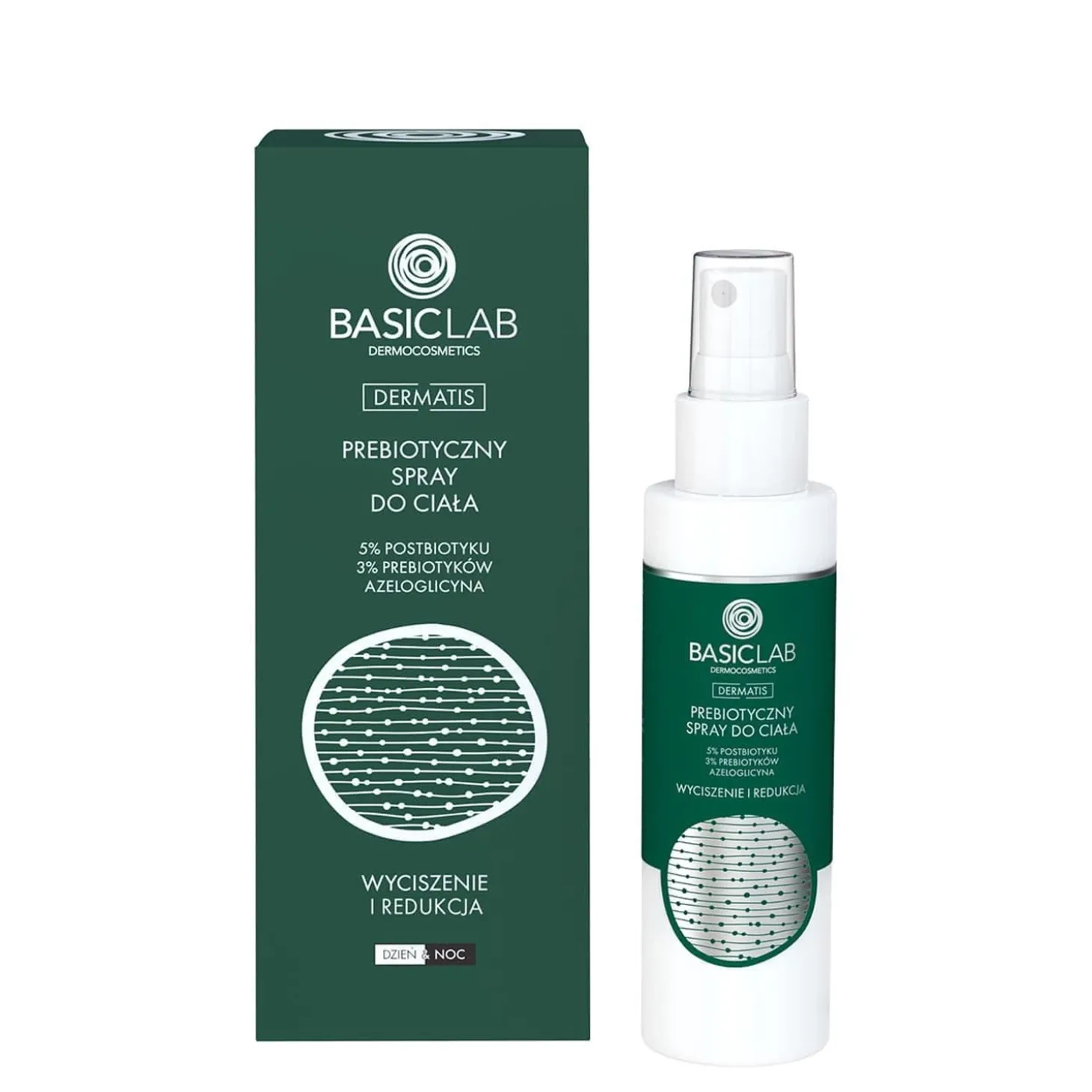 BasicLab - Wyciszenie i Redukcja - Prebiotyczny Spray do Ciała - 100ml