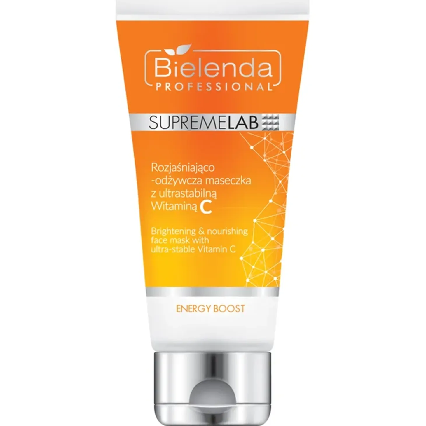 Bielenda Professional - Supremelab - Energy Boost - Brightening & Nourishing Face Mask with Ultra-Stable Vitamin C - Rozjaśniająco-Odżywcza Maseczka z Ultrastabilną Witaminą C - 70ml