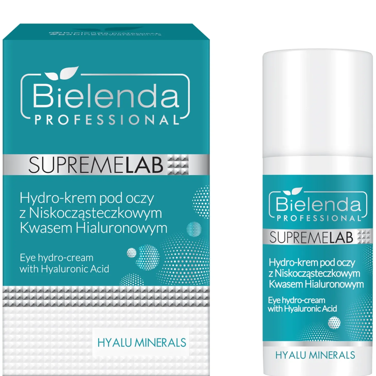 Bielenda Professional - Supremelab Hyalu Minerals Hydro - Krem pod Oczy z Kwasem Hialuronowym - 15ml