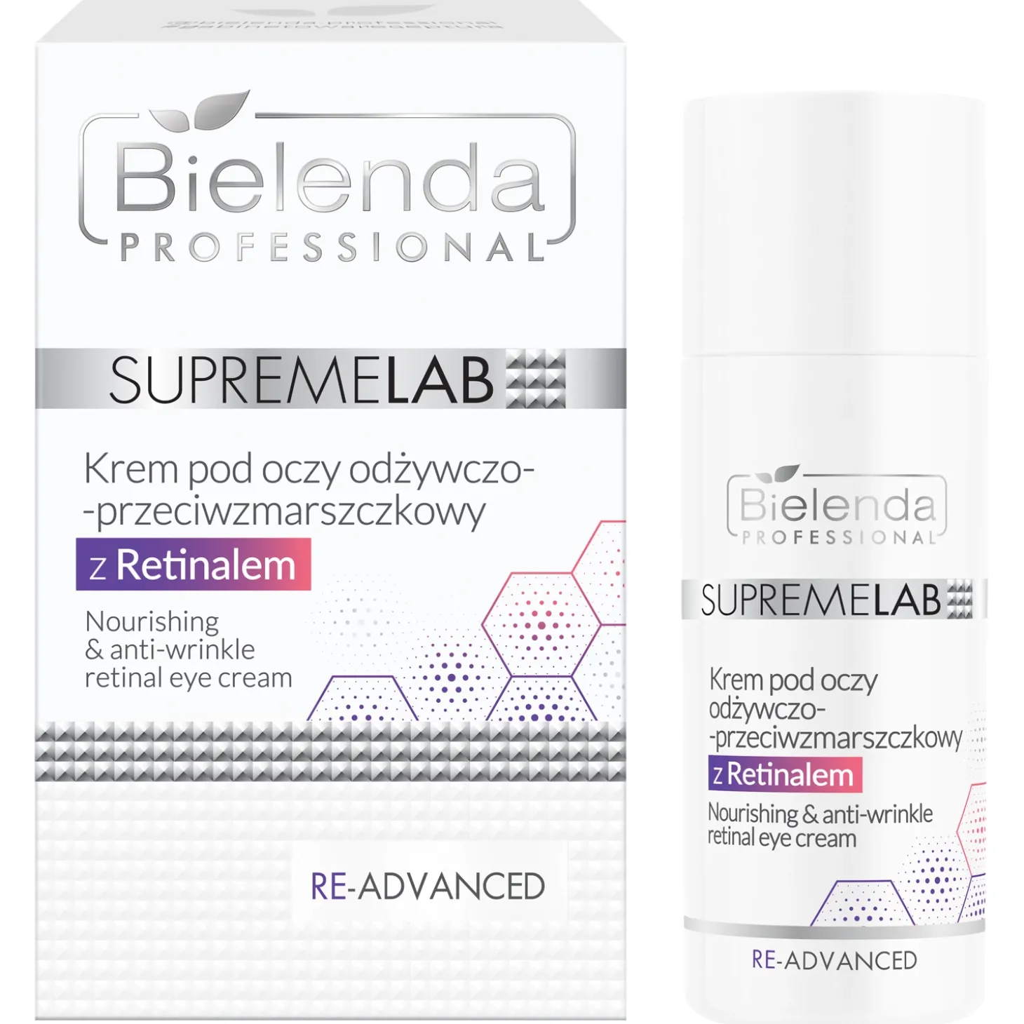 Bielenda Professional - Supremelab - Krem pod Oczy Odżywczo-Przeciwzmarszczkowy z Retinalem - 15ml