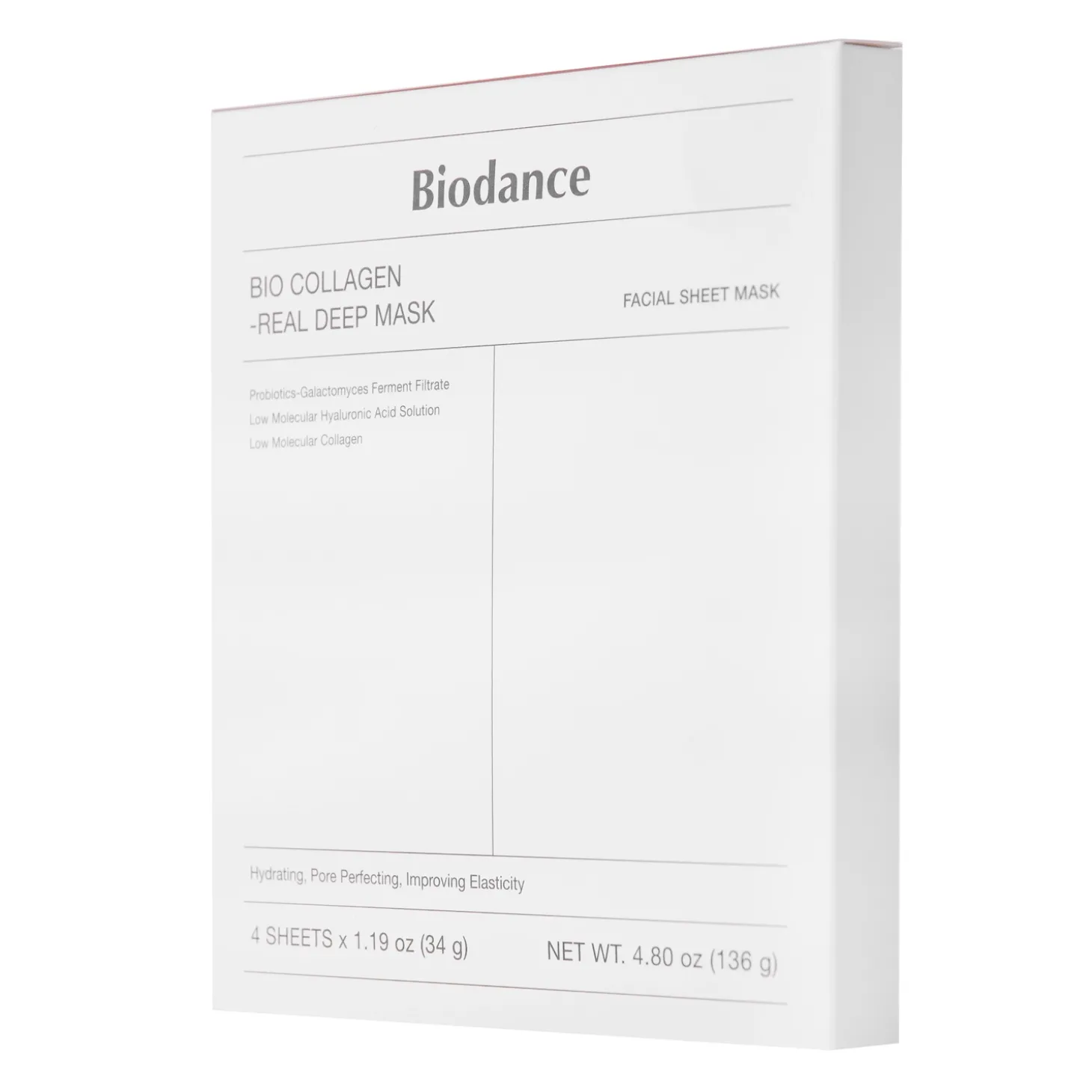 Biodance - Bio-Collagen Real Deep Mask Set - Zestaw Ujędrniających Masek Kolagenowych do Twarzy - 4szt/34g