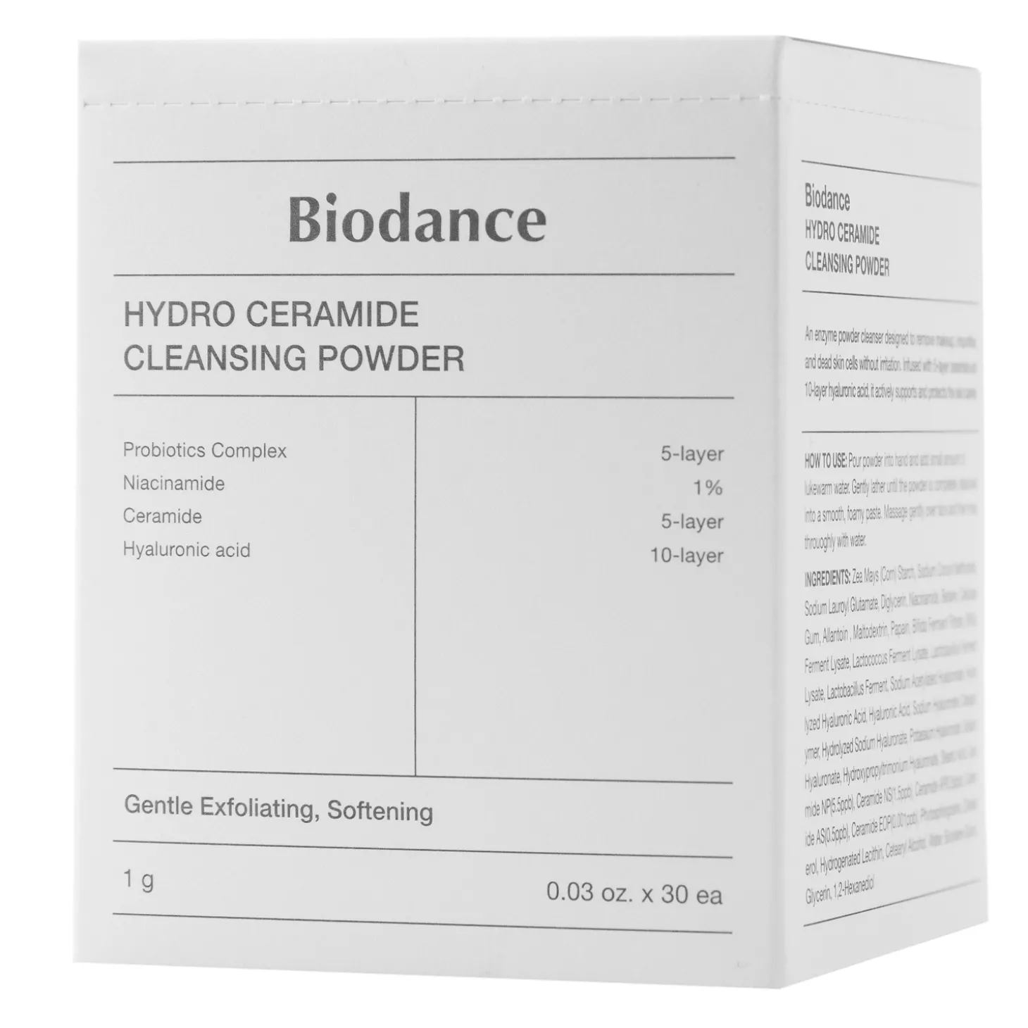 Biodance - Hydro Ceramide Cleansing Powder - Nawilżający Puder Enzymatyczny - 30sztx1g