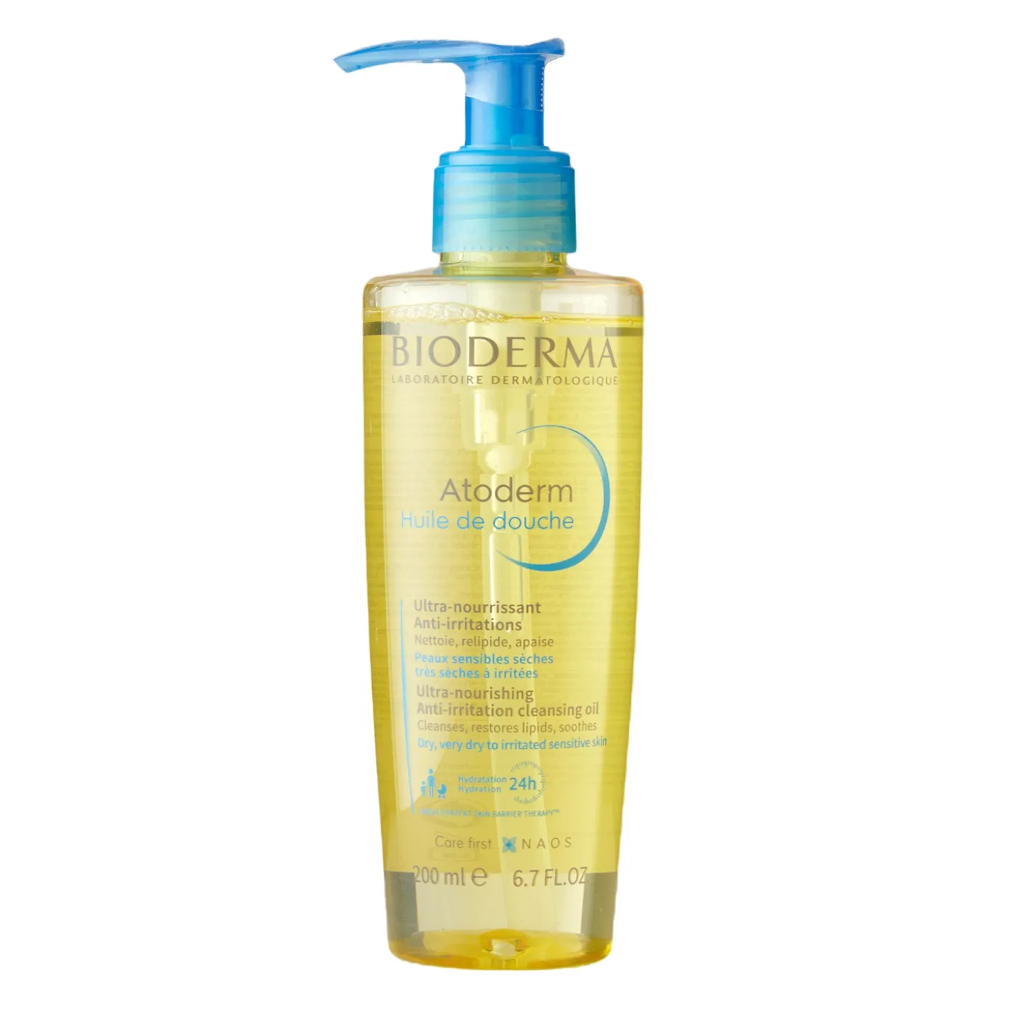 Bioderma - Atoderm Huile - Nawilżający Olejek do Mycia Twarzy i Ciała, do Skóry Suchej i Atopowej - 200ml