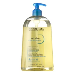 Bioderma - Atoderm Huile - Nawilżający Olejek do Mycia Twarzy i Ciała, do Skóry Suchej i Atopowej - 1l