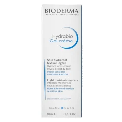 Bioderma - Hydrabio Gel-Creme - Krem Nawilżający o Lekkiej Konsystencji - 40ml