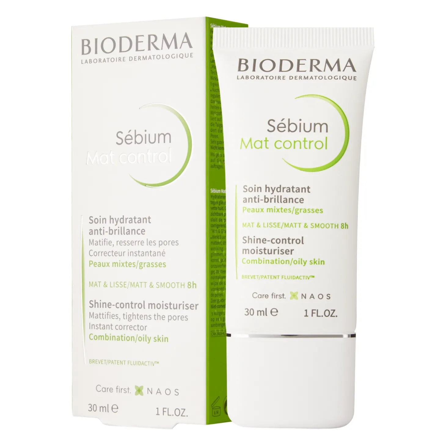 Bioderma - Sebium Mat Control - Matujący Krem Nawilżający do Skóry Mieszanej i Tłustej - 30ml