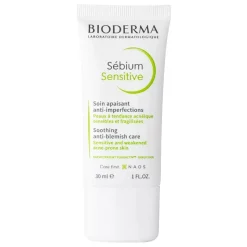Bioderma - Sebium Sensitive - Kojący Krem do Skóry Trądzikowej - 30ml