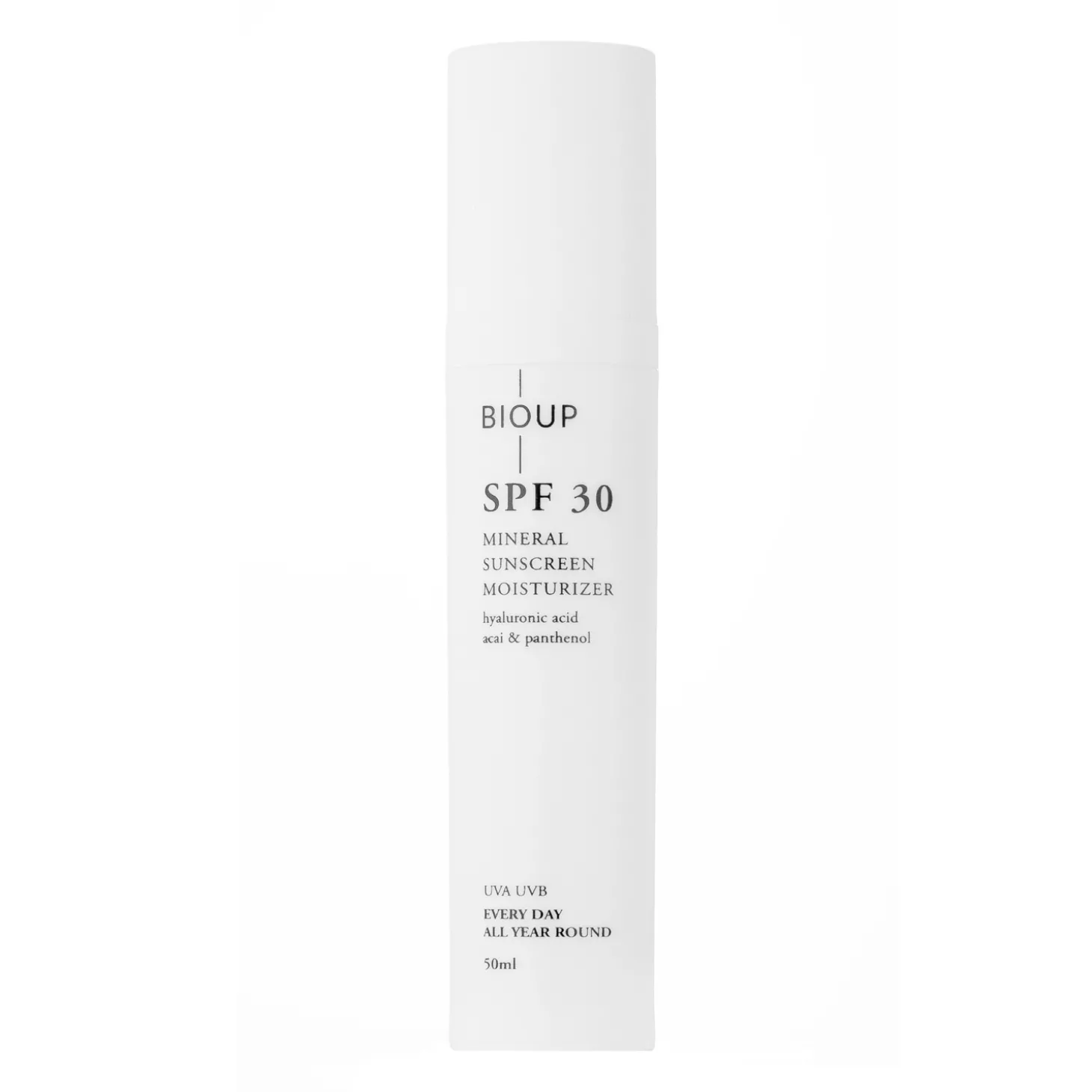 Bioup - Krem Nawilżający z Filtrem Mineralnym z SPF30 - 50ml