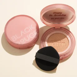 Black Rouge - Thin Layer Velour Cushion SPF40/PA++ - Lekki Podkład w Poduszce - VC02 Vanilla - 12g