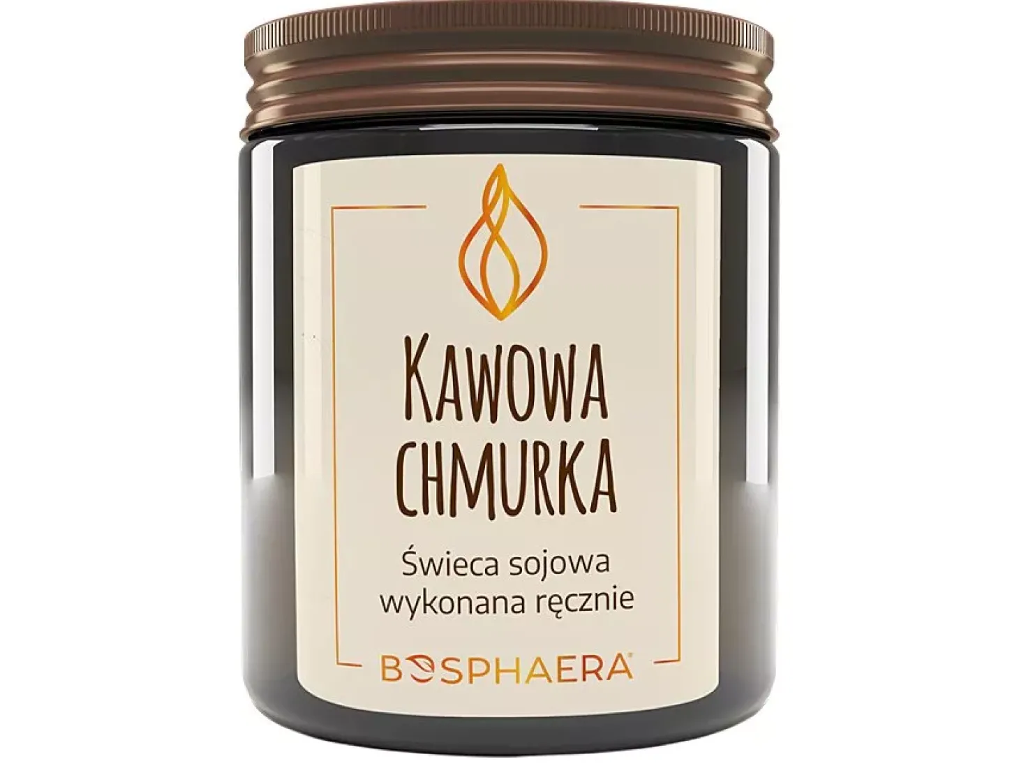 Bosphaera - Świeca Sojowa - Kawowa Chmurka - 190g