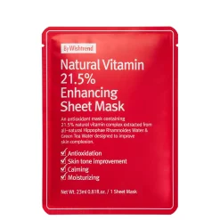 By Wishtrend - Natural Vitamin C21 5% Enhancing Sheet Mask - Maska w Płachcie z Witaminą C - 1szt/23ml