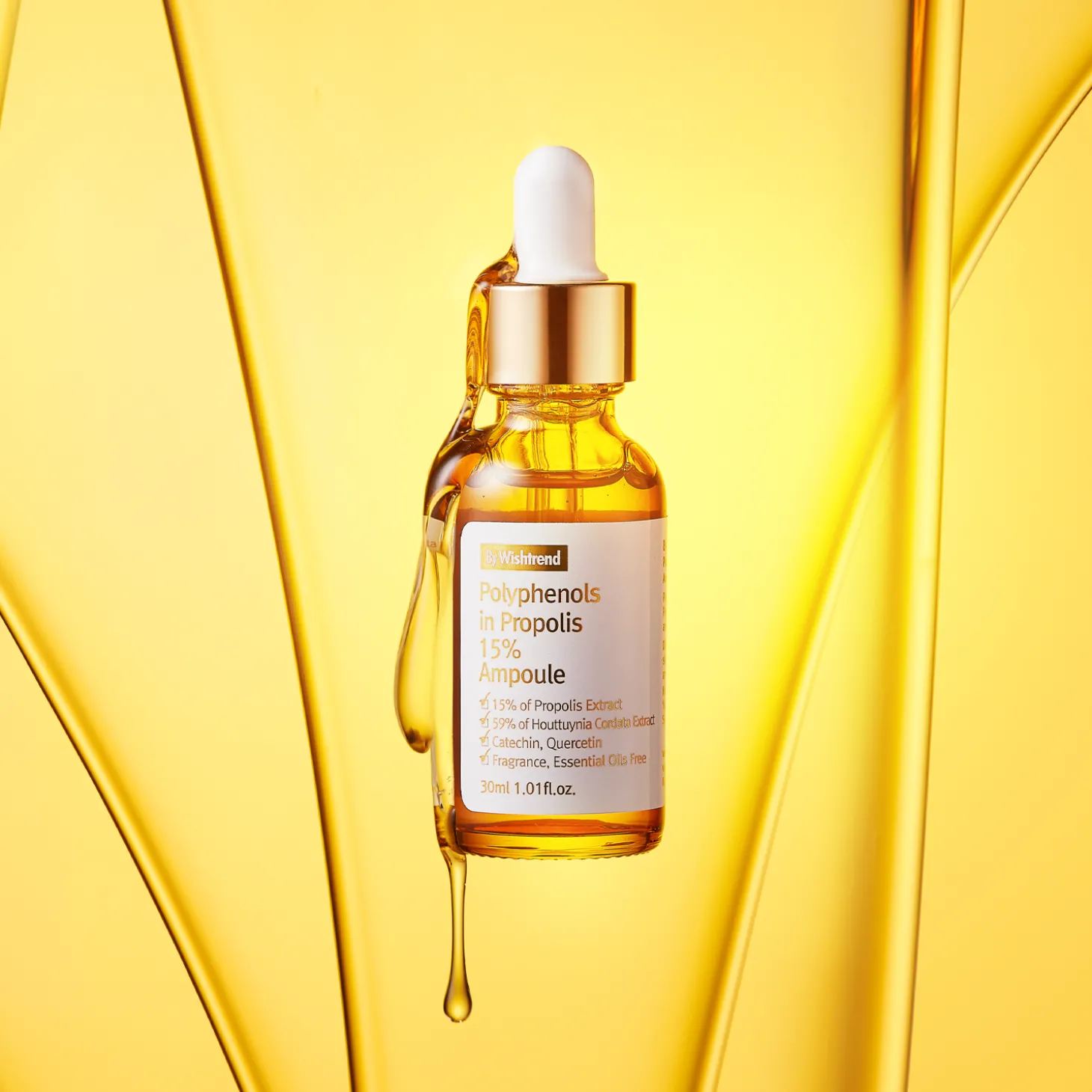 By Wishtrend - Propolis Energy Calming Ampoule - Kojące Serum w Ampułce z Ekstraktem z Propolisu - 30ml